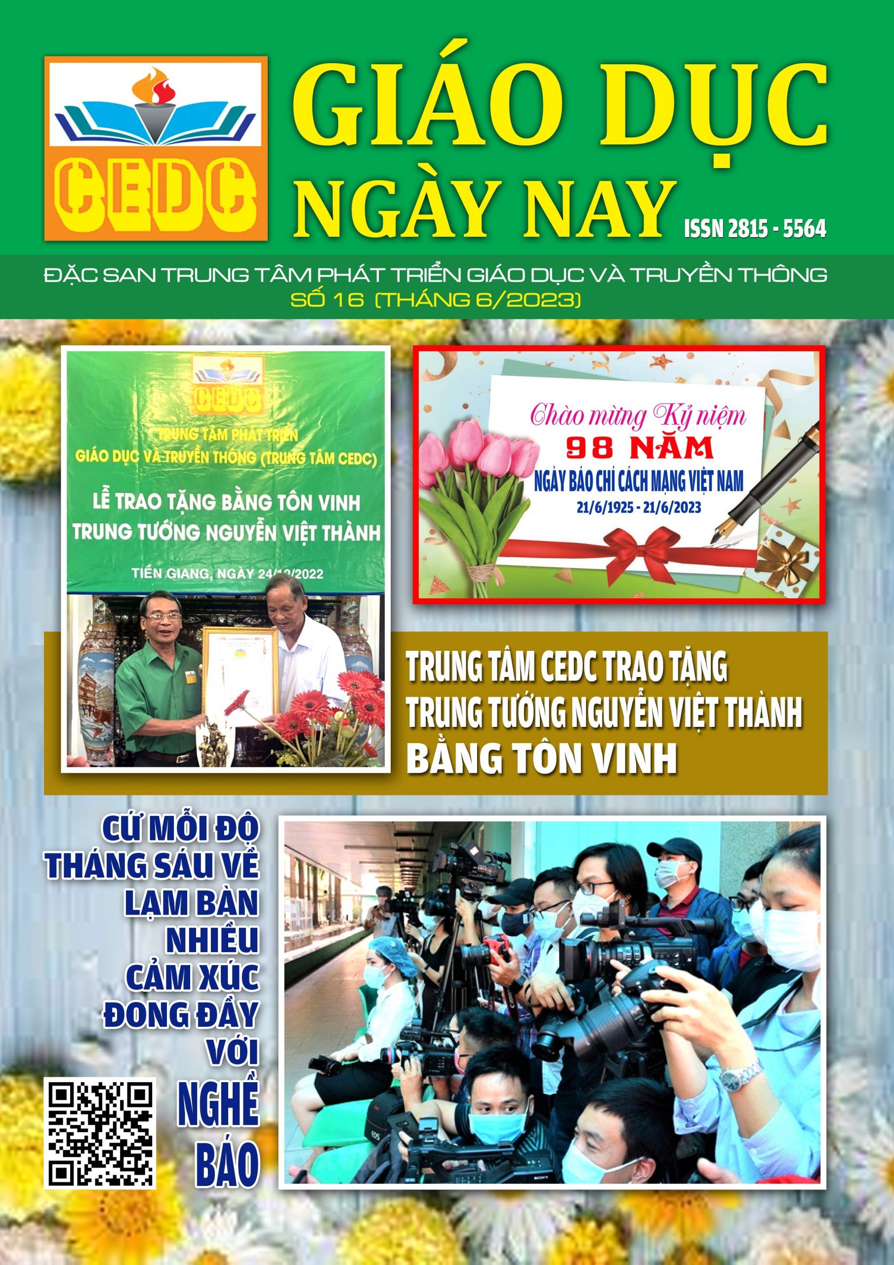 Phát hành Đặc san GIÁO DỤC NGÀY NAY số 16 tháng 6/2023